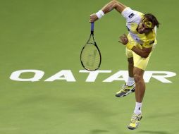 Ferrer, máximo preclasificado del torneo y quinto del ranking mundial, se vio complicado. AFP  /