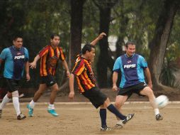 El partido de solteros contra casados.  /