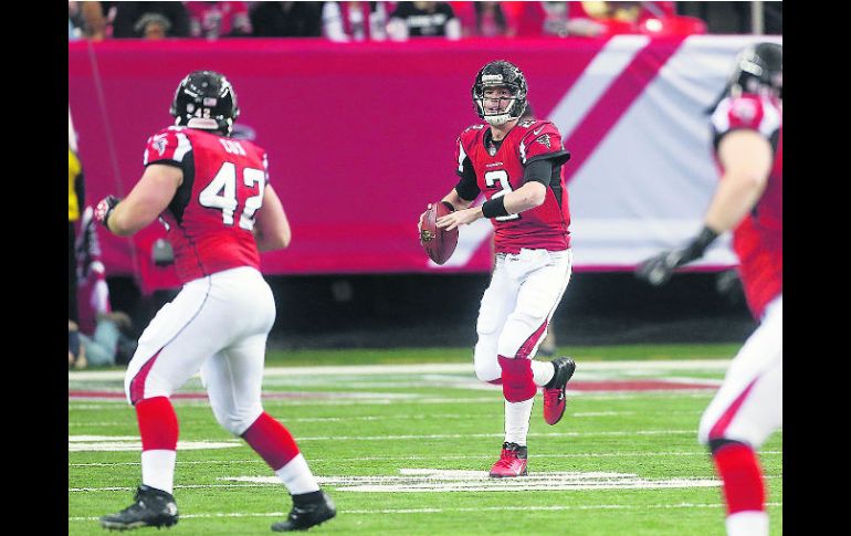 El equipo a vencer. Los Halcones de Atlanta ganaron 13 partidos este año, para ser el primer sembrado en la Conferencia Nacional. AP  /