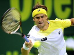 El tenista español David Ferrer cumplió con su partido de este día. XINHUA  /