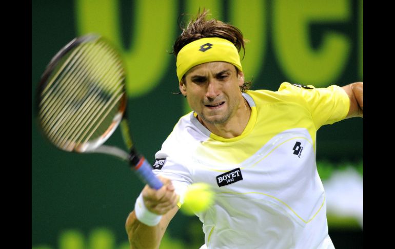 El tenista español David Ferrer cumplió con su partido de este día. XINHUA  /