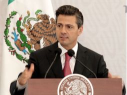 Enrique Peña Nieto. En el primer mes de su periodo de gobierno se aprobaron las reformas educativa y laboral. NTX  /