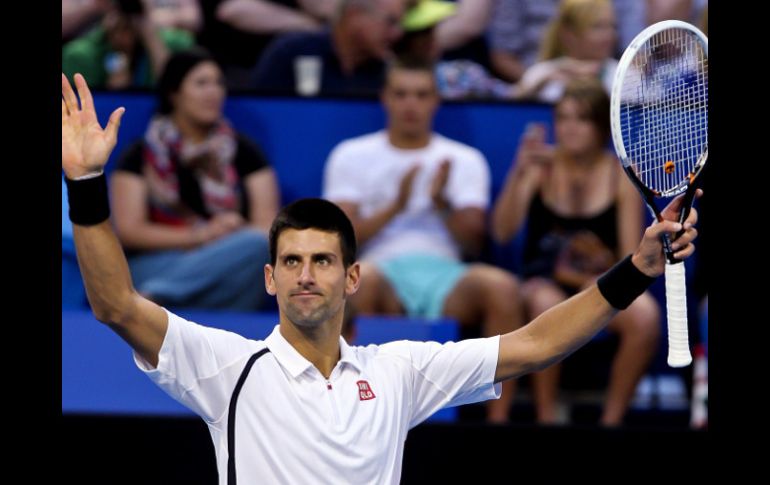 El número uno del mundo, el serbio Novak Djokovic, ganó al alemán Tommy  Haas. AFP AFP /