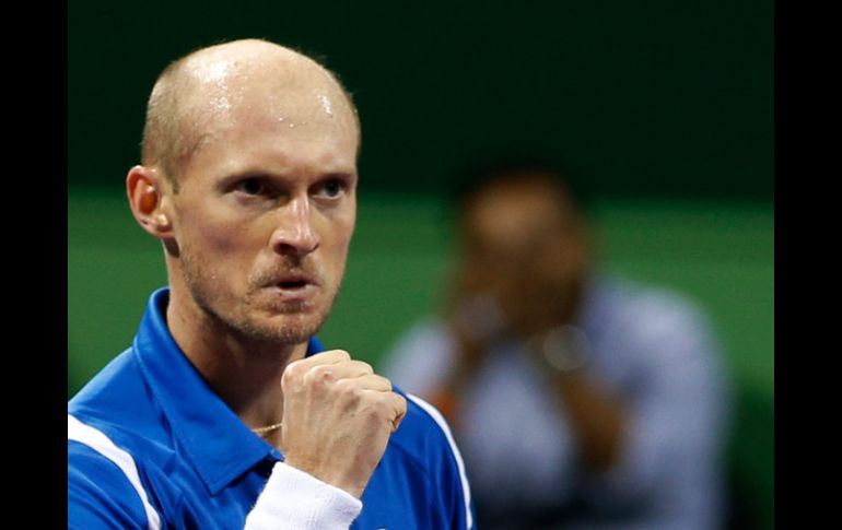 El ruso Nicolay Davydenko elimina del torneo ATP de Doha al favorito, el español David Ferrer. REUTERS /