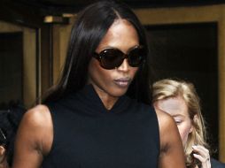 Naomi Campbell fue llevada a Colorado, EU,  para que fuera atendida de urgencia. ARCHIVO /