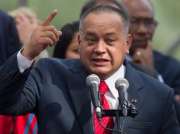 Diosdado Cabello fue elegido de nuevo como el titular de la Asamblea Nacional con el respaldo de los 97 diputados del PSUV. EFE /