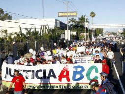 Realizarán marchas de protesta cada día 5, para que las autoridades tengan presente que no se ha hecho justicia. ARCHIVO /