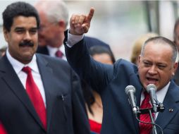 El vicepresidente de Venezuela Nicolás Maduro (i) y Diosdado Cabello, presidente de la Asamblea Nacional EFE /