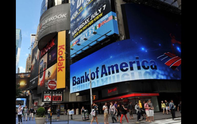 Los créditos fueron vendidos por el Bank Of America entre el 1 de enero de 2000 y el 31 de diciembre de 2008. AFP /