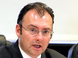 El secretario de Hacienda, Luis Videgaray, agrega que lo que urge es ordenar las finanzas de estados y municipios. ARCHIVO /