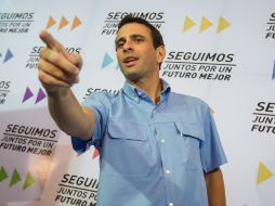 El líder de la oposición venezolana y actual gobernador del estado Miranda, Henrique Capriles. EFE /