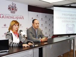 Los regidores Maribel Alfeirán Ruíz y Mario Salazar Madera hablaron hoy sobre este caso que le fue expuesto al presidente municipal.  /