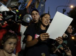 Entregaron una carta de apoyo y reconocimiento a Chávez y al pueblo venezolano. AFP /