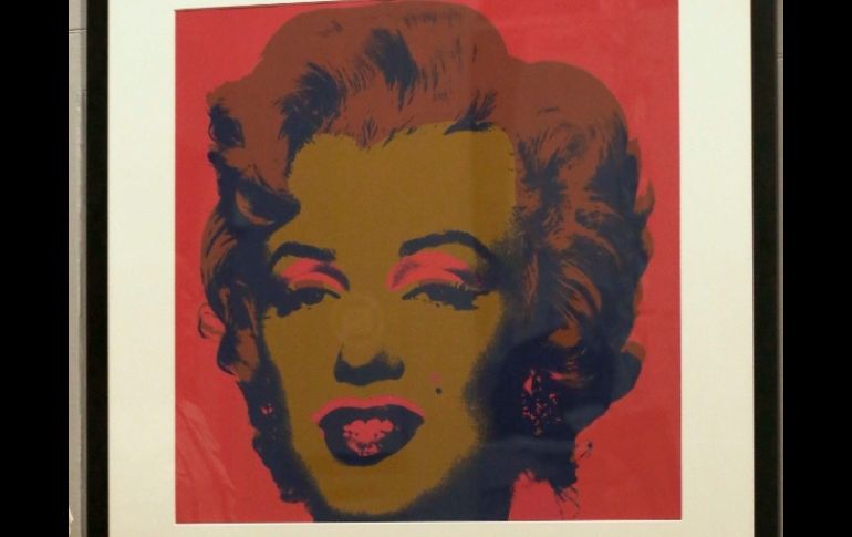 ''Marilyn'', obra realizada por Andy Warhol en el año de 1967. ARCHIVO /