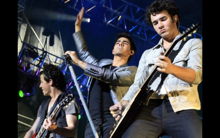 En octubre de 2010, los Jonas Brothers ya estuvieron en Guadalajara con su gira Live In Concert''. ARCHIVO /