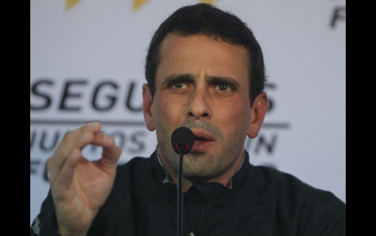 Henrique Capriles perdió las elecciones contra Chávez el pasado 7 de octubre. EFE /