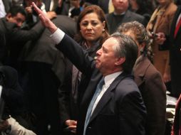 Eduardo Medina Mora tomó protesta como nuevo embajador de México en Estados Unidos, en la Cámara de Diputados. NTX /