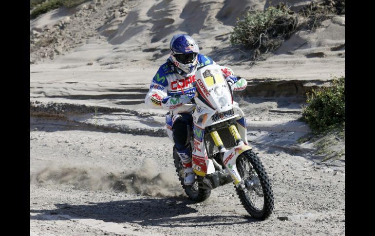 Este viernes, el rally llega a Argentina en la séptima etapa, entre Calama y Salta. EFE /