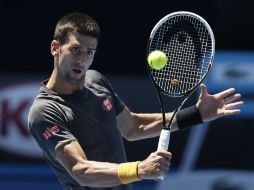 Novak Djokovic quiere llevarse una vez más el torneo Abierto de Australia a sus vitrinas. AP /