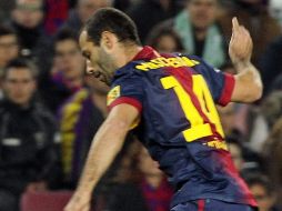 Mascherano se ha felicitado por ver cómo otros jugadores han tomado la responsabilidad en la faceta goleadora. EFE /