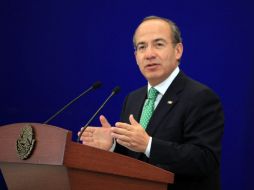 El ex presidente de México, Felipe Calderón, fue escogido para ser el primer invitado del programa Angelopoulos. ARCHIVO /