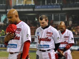 Los jugadores del Águila de Mexicali espera ser los representates de México en la Serie del Caribe. ESPECIAL /