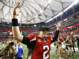 Matt Ryan por fin gana en un partido de playoffs en su carrera. REUTERS /