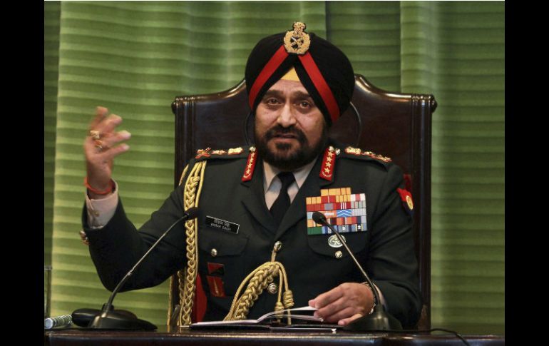 El general Bikram Singh expresó su indignación. AP /