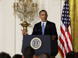 El presidente Barack Obama durante una conferencia en la Casa Blanca. REUTERS /