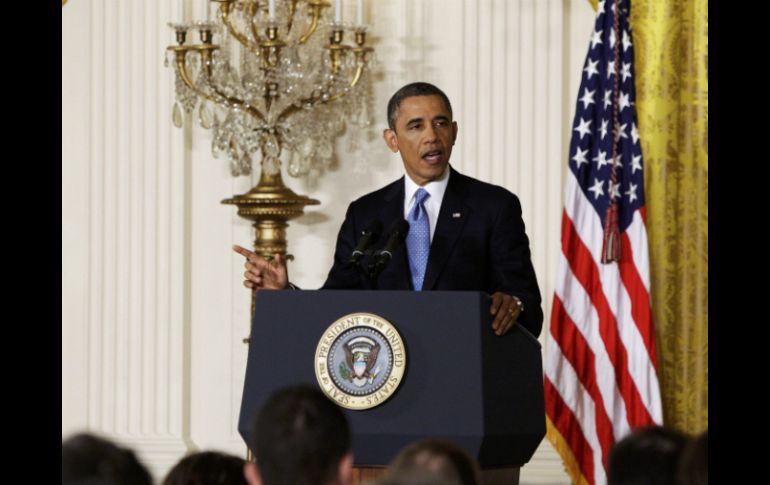 El presidente Barack Obama durante una conferencia en la Casa Blanca. REUTERS /