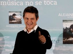 Alejandro Sanz agradeció el apoyo del gobierno del estado de Veracruz a través de la Secretaría de Turismo y Cultura. ARCHIVO /