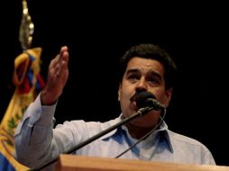 Maduro, nombrado por Chávez su heredero político en caso de que quedara inhabilitado para gobernar. XINHUA /