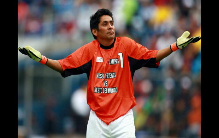 Jorge Campos apareció en la posición número 26 de la lista. MEXSPORT /