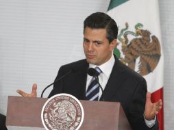 El Presidente de México, Enrique Peña Nieto, lanzará el lunes una campaña contra el hambre. ARCHIVO /