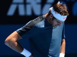 La caída de del Potro es la sorpresa de esta jornada en el torneo. AFP /