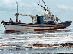 Cerca de las 14:00 horas tres pescadores arribaron al muelle del Camino Real. ARCHIVO /