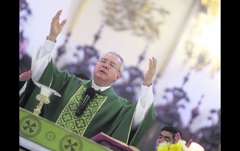 El cardenal Robles insistió en que en Jalisco no se ha reportado ningún caso semejante al de Michoacán. EL INFORMADOR /