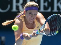 Azarenka se sobrepuso al 'susto' de su último partido. EFE /