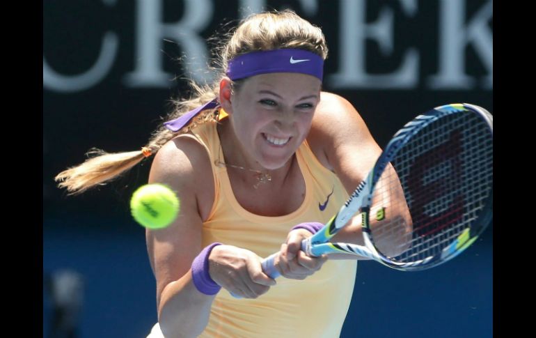 Azarenka se sobrepuso al 'susto' de su último partido. EFE /