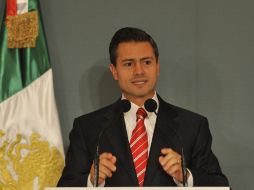 Peña Nieto estará acompañado por integrantes de su gabinete y gobernadores. ARCHIVO /