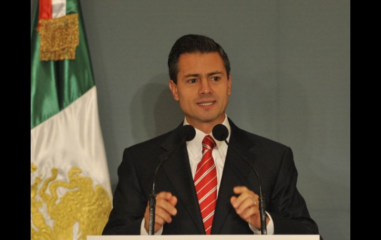 Peña Nieto estará acompañado por integrantes de su gabinete y gobernadores. ARCHIVO /