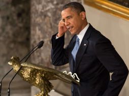 El presidete de EU, Barack Obama, enmarcó el tema como un asunto de seguridad nacional y oportunidad económica. AFP /