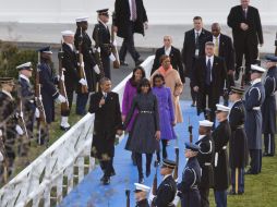 Esta noche el presidente Barack Obama y su esposa Michelle participarán en los bailes de gala de la investidura. EFE /