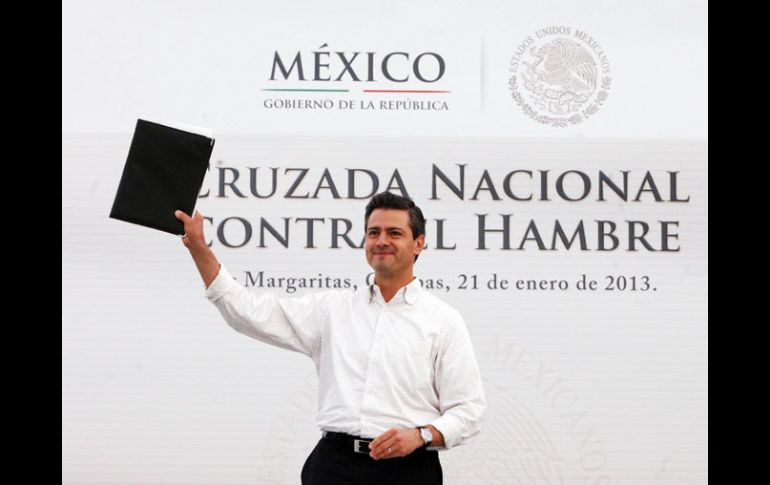 El subcomandante Marcos satirizó la Cruzada Nacional contra el Hambre, iniciada este lunes en Chiapas por Peña Nieto. ARCHIVO /