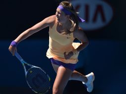 Victoria Azarenka sigue con paso arrollador en el torneo Abierto de Australia. AFP /