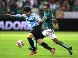 Imagen del juego celebrado en el Nou Camp, entre el León y el Deportes Iqueque. MEXSPORT /