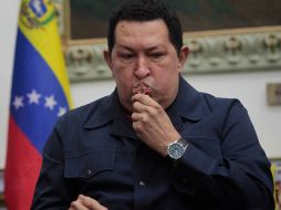 Ante la falta de información del presidente, el chavismo intenta hacer de Hugo Chávez un símbolo. ARCHIVO /