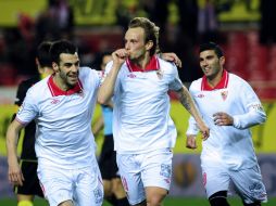 Sevilla se clasifica a semifinales por sexta vez en las últimas diez Copas del Rey. AFP /