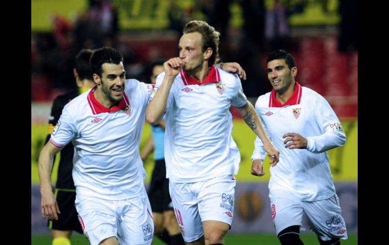 Sevilla se clasifica a semifinales por sexta vez en las últimas diez Copas del Rey. AFP /