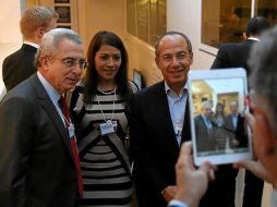 Ernesto Zedillo, y Felipe Calderón, asistieron a la edición 43 del Foro Económico Mundial que se realiza en Davos, Suiza. NTX /